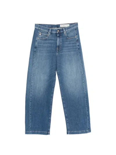 Ag Wide-leg Denim Jeans In Blue