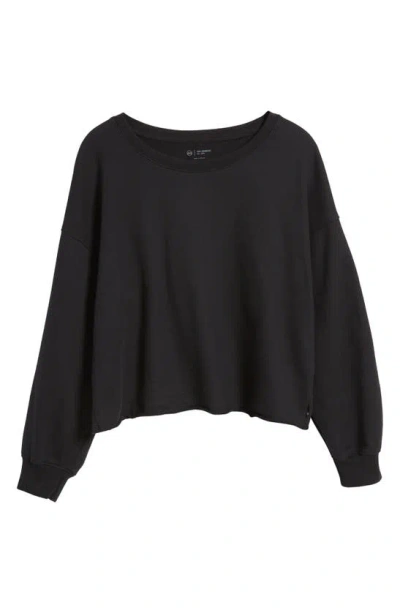 Ag Willow Sweatshirt In True Black