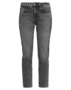 Ag Jeans Woman Jeans Black Size 26 Organic Cotton, Elastane In Black
