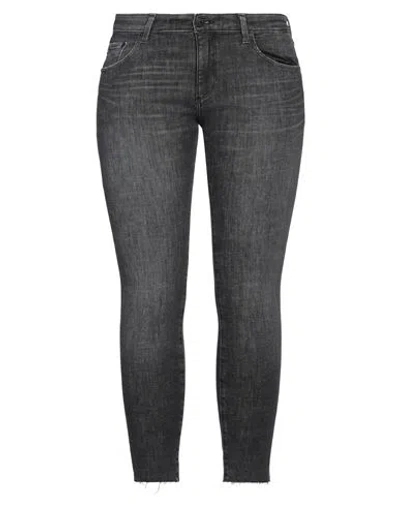 Ag Jeans Woman Jeans Black Size 31 Cotton, Polyester, Elastane