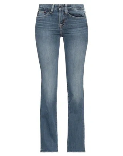 Ag Jeans Woman Jeans Blue Size 25 Cotton, Polyester, Elastane