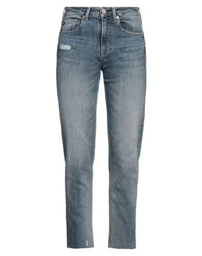 Ag Jeans Woman Jeans Blue Size 29 Cotton, Pes - Polyethersulfone, Elastane