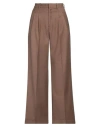Ag Woman Pants Brown Size 30 Wool In Brown