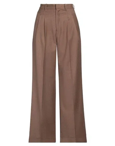 Ag Woman Pants Brown Size 30 Wool