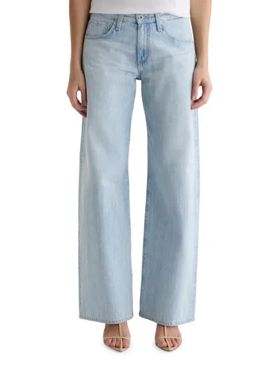 Ag Women's Adria Low-rise Wide-leg Jeans