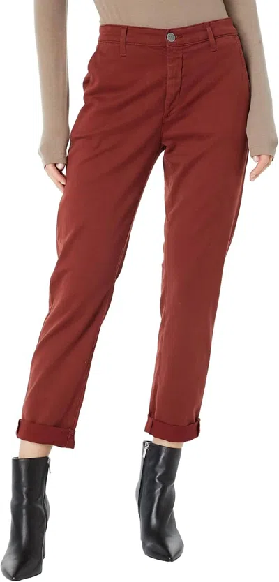 Ag Women's Caden Tailored Trousers In Dark Hibiscus In Brown