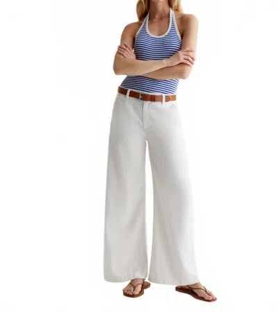 Ag Women's Caden Wide Leg Pants In Powder In White