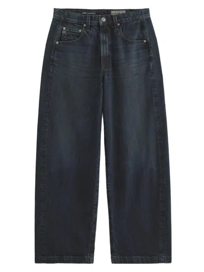 Ag Women's Hattie Barrel-leg Denim Jeans In Blue