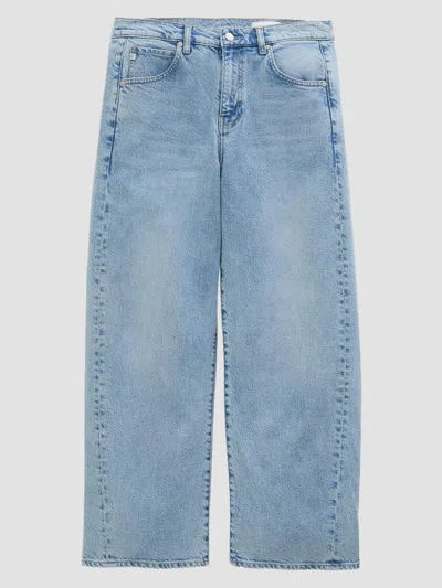 Ag Women's Hattie Barrel-leg Jeans In Blue