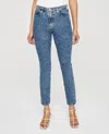 Ag Women's Isabelle Straight Crop Jeans In Blue In Blue