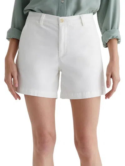 Ag Women's Jude Stretch Denim Shorts In White