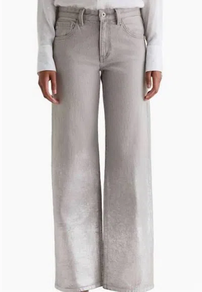 Ag Adria Low Rise Jean In Silver Myst In Gray