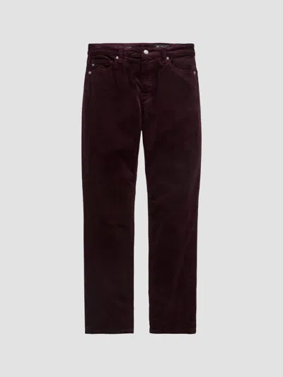 Ag Women's Mari Straight-leg Jeans In Burgundy