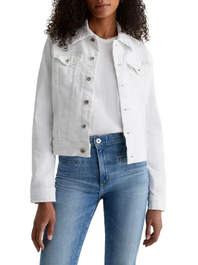 Ag Women's Robyn Trucker Jacket In White