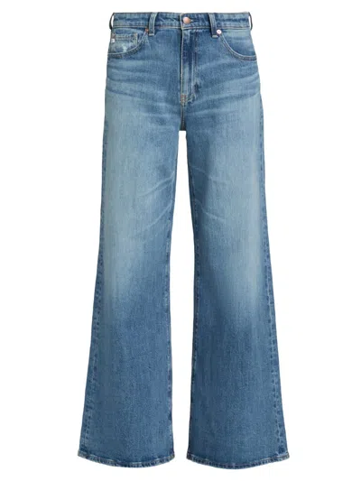 Ag Women's Saige Wide-leg Jeans In Blue