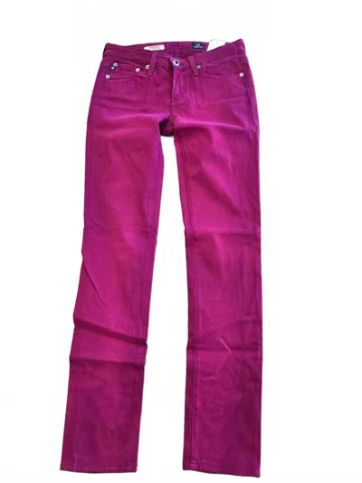 Ag Women's The Stilt Cigarette Leg Jeans In Mul In Pink