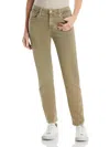 Ag Caden Crop Twill Trousers In Multi