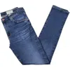 Ag Mari High Waist Slim Straight Leg Jeans In Blue