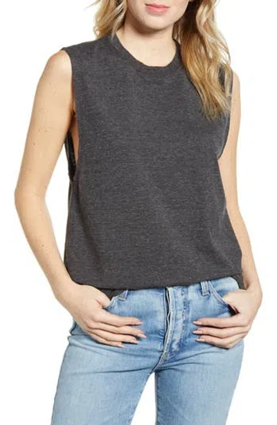 AG AG ZOEY HEATHERED TANK TOP