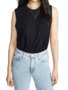 Ag Zoey Tank Top In True Black In Black
