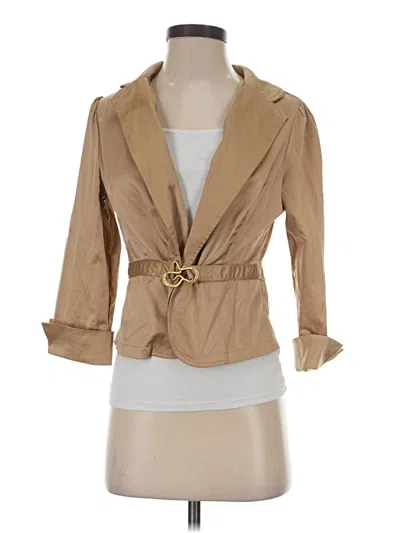 Pre-owned A'gaci Blazer Jacket In Tan