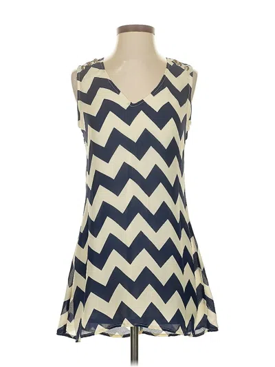 Pre-owned A'gaci Casual Dress In Blue