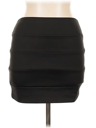 Pre-owned A'gaci Casual Skirt In Black