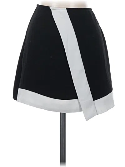 Pre-owned A'gaci Casual Skirt In Black
