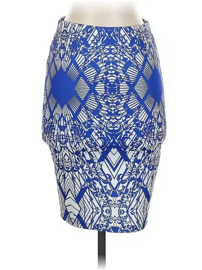 Pre-owned A'gaci Casual Skirt In Blue