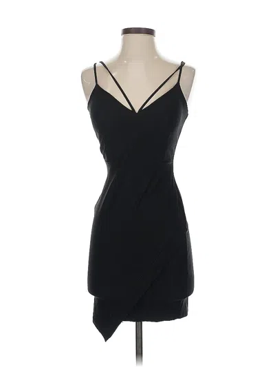 Pre-owned A'gaci Cocktail Dress In Black