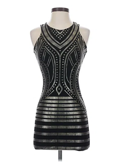 Pre-owned A'gaci Cocktail Dress In Black
