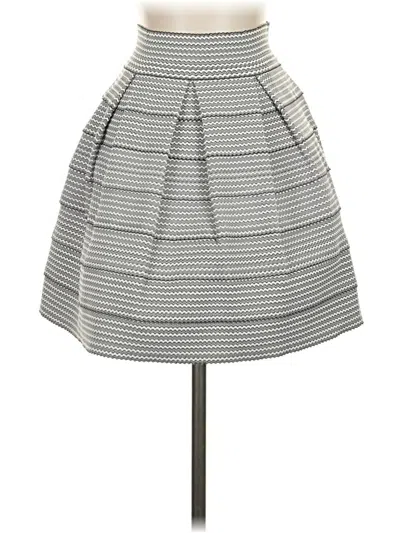 Pre-owned A'gaci Formal Skirt In Gray