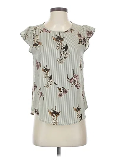 Pre-owned A'gaci Sleeveless Blouse In Gray