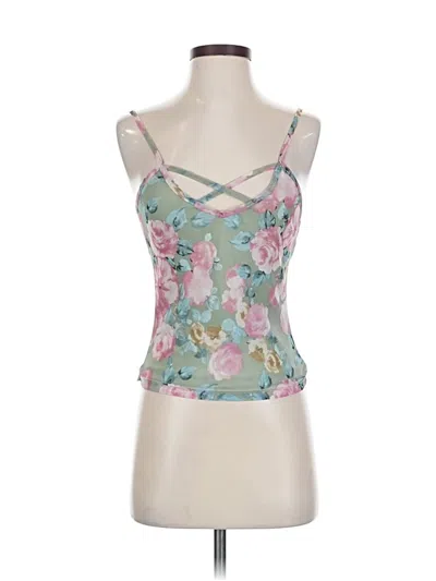 Pre-owned A'gaci Sleeveless Top Pink Sweetheart Neckline Tops