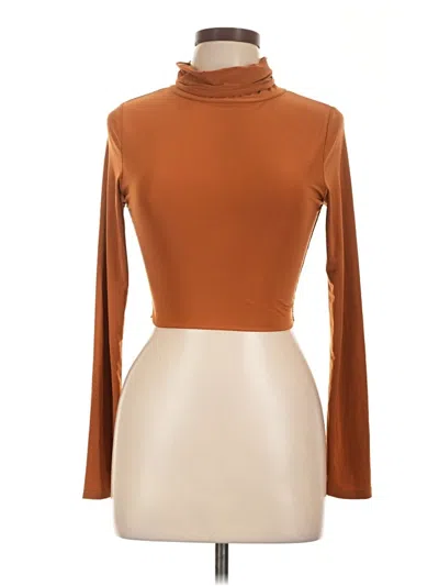 Pre-owned A'gaci Turtleneck Sweater In Orange