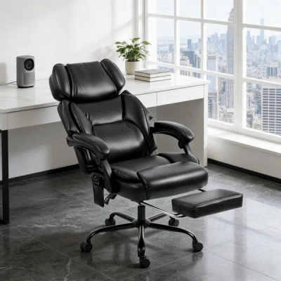 Agah Office Chair/massage Office Chair In Black