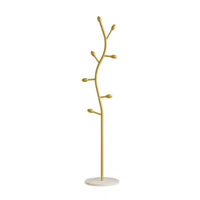 Agaile Clothing Rack, Golden Metal Freestanding Heavy Duty Clothes Rack With Marble Base, Multipurpose Garm