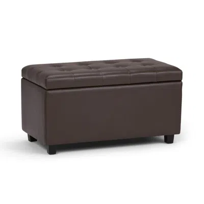 Agaile Cosmopolitan - Storage Ottoman - Chocolate Brown
