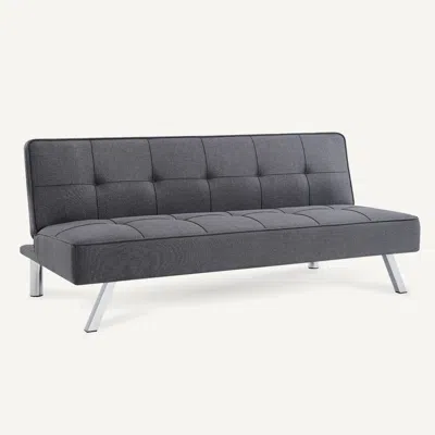 Agaile Fabric Convertible Sofa Bed, Folding Sleeper For Living Room For Living Room In Gray