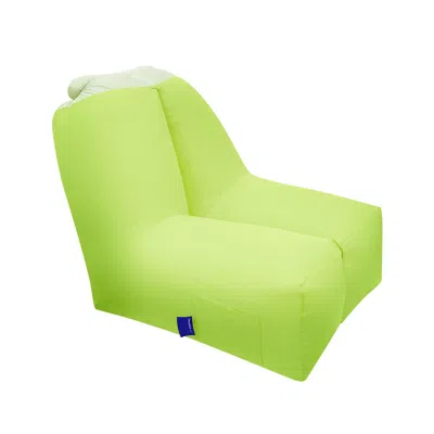 Agaile Inflatable Lounger Air Sofa Chair Couch W/ Portable Organizing Bag Waterproof Anti-leaking For Backy In Green