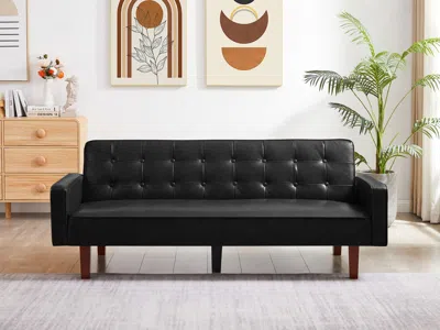 Agaile Jh6003 Sofa & Sofa Bed Pu In Black