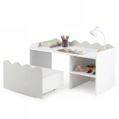Agaile Kids Toy Storage Organizer With Movable Drawer & Anti-tipping Kit For Playroom Nursery - C