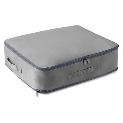 Agaile Large Foldable Storage Bag For Comforter Quilt Blanket Clothes Pillows Beddings Self Compression Org In Gray