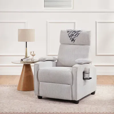 Agaile Recliner Sofa, Brown In Gray