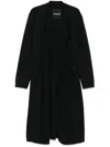 Aganovich Panelled Coat In Black