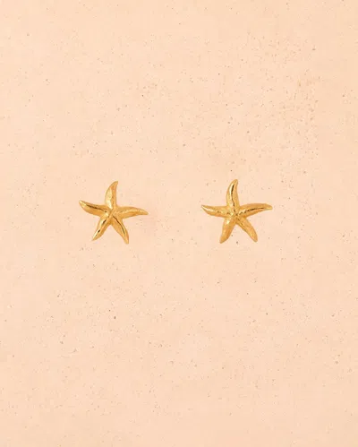 Agapée Actea Stud Earrings In Gold