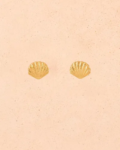 Agapée Almé Stud Earrings In Gold