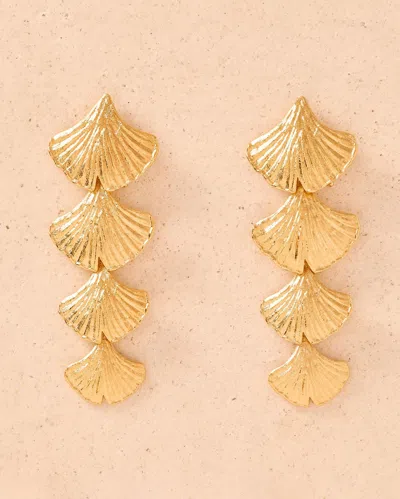 Agapée Biloba Earrings In Gold