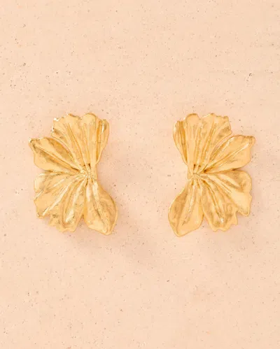 Agapée Donis Large Earrings In Gold