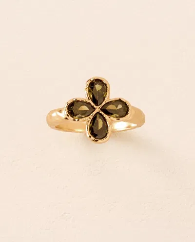 Agapée Fausta Ring-l In Dark Green